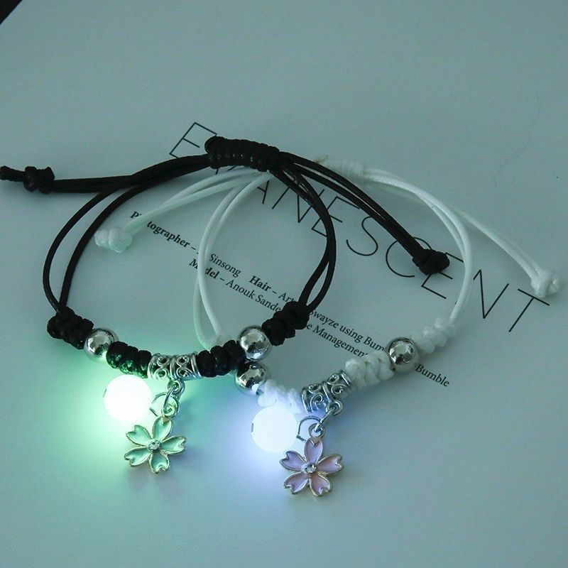 Popular Luminous Bracelet Female Student Two Girlfriends Friendship Korean Version Fashion Luminous Bracelet Male and Female Couples