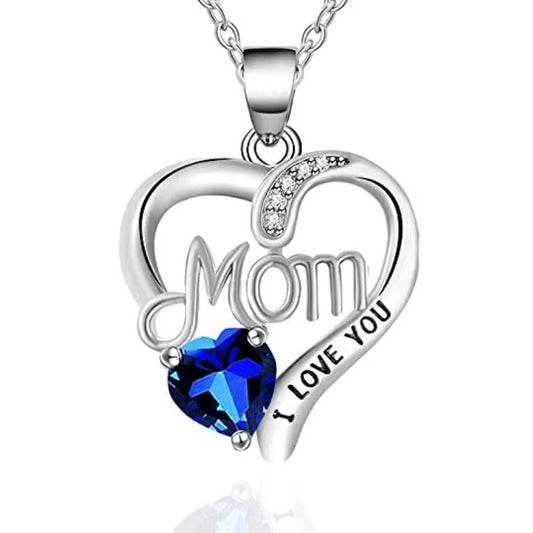 I Love You Necklace MOM Letter European and American Fashion Love Necklace Mother's Day Gift