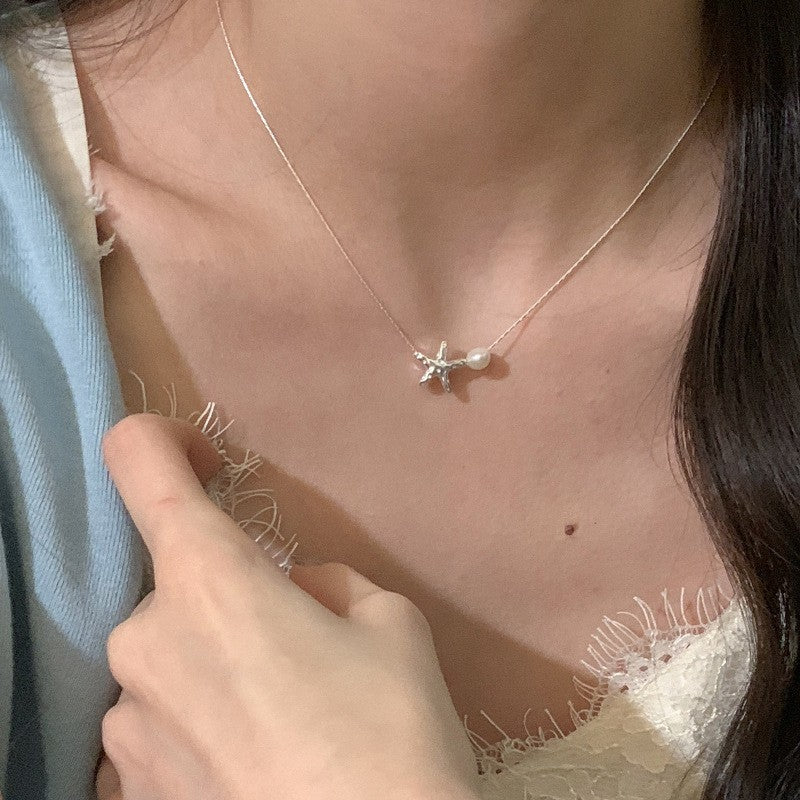S925 Sterling Silver Premium Butterfly Necklace Gift Ins Female Niche Cold Wind Light Luxury Personalized Fashion Internet Celebrity Pendant