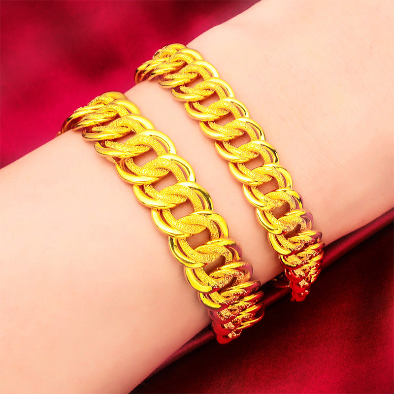 Gold-plated Women's Fashion Sand Gold Jewelry Boss Bracelet
