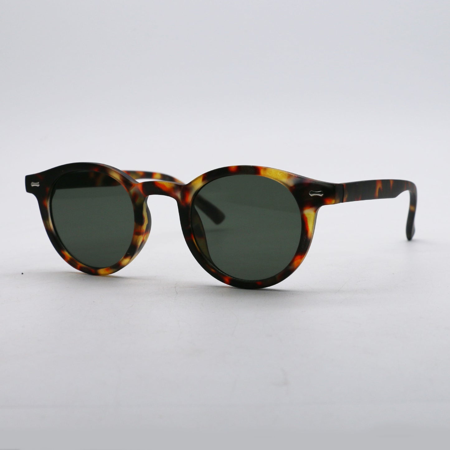 Rice Nail Round Frame Sunglasses 2025 New Retro Ocean Piece Personalized Sunglasses Trendy Male Female Internet Celebrity Sunglasses