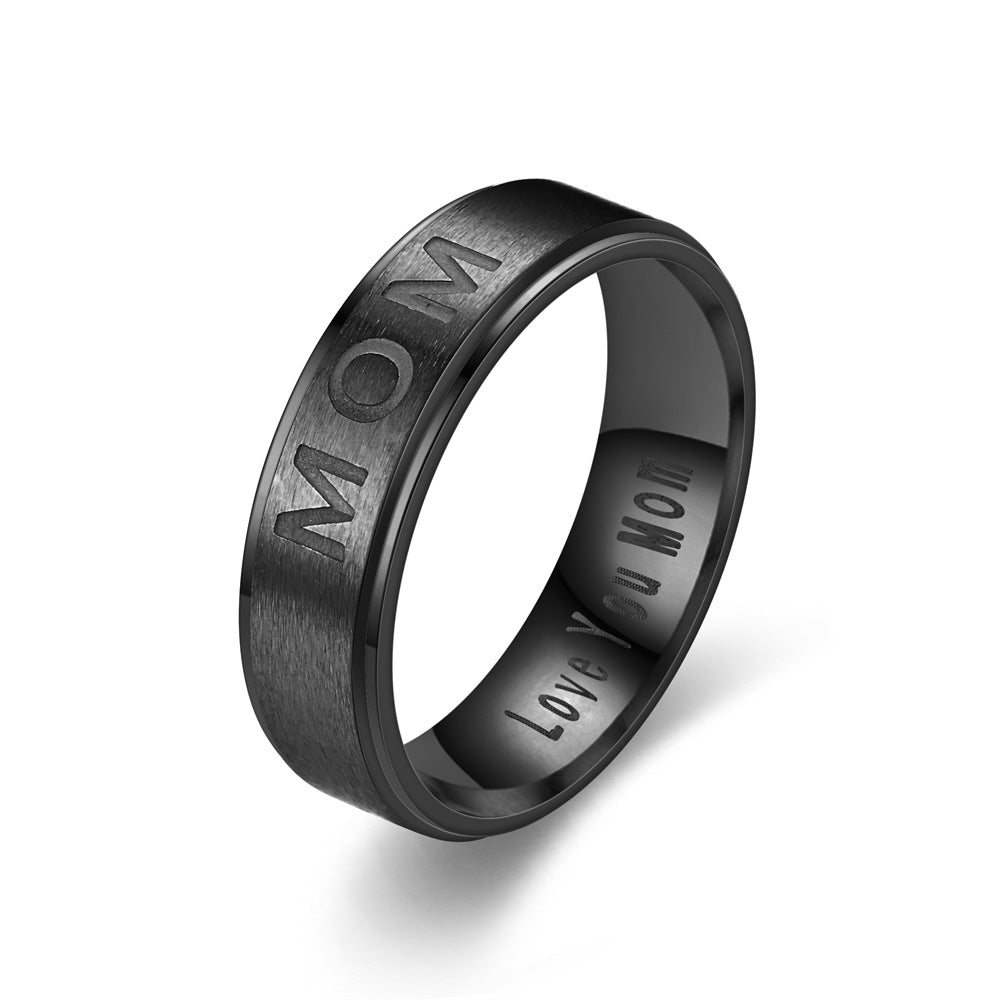 Accessories Family Mother's Day LOVE YOU MOM Ring