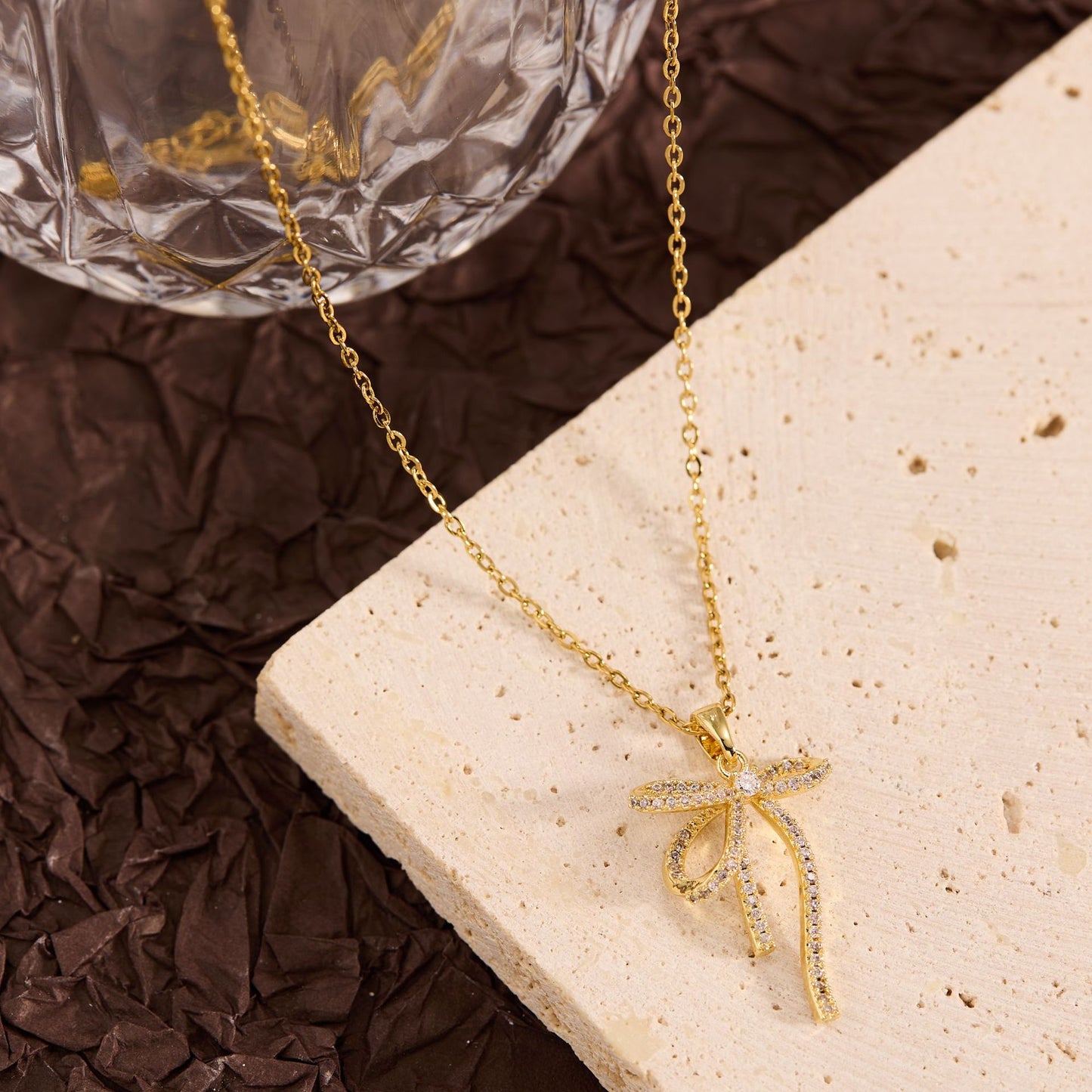Summer New Titanium Steel Non-fading Versatile Necklace Light Luxury Simple Pendant Women's Necklace