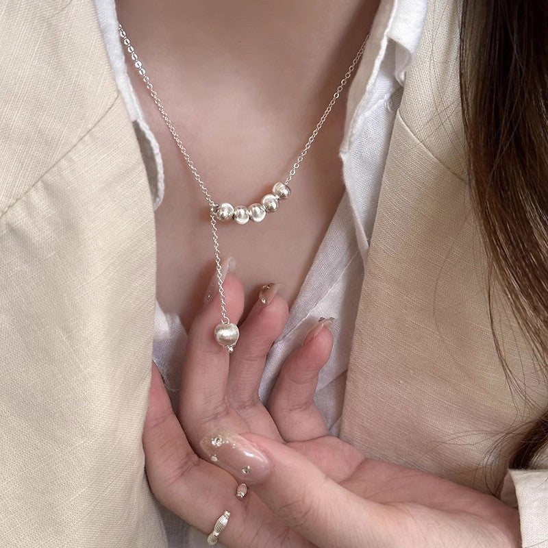 S925 Sterling Silver Premium Butterfly Necklace Gift Ins Female Niche Cold Wind Light Luxury Personalized Fashion Internet Celebrity Pendant