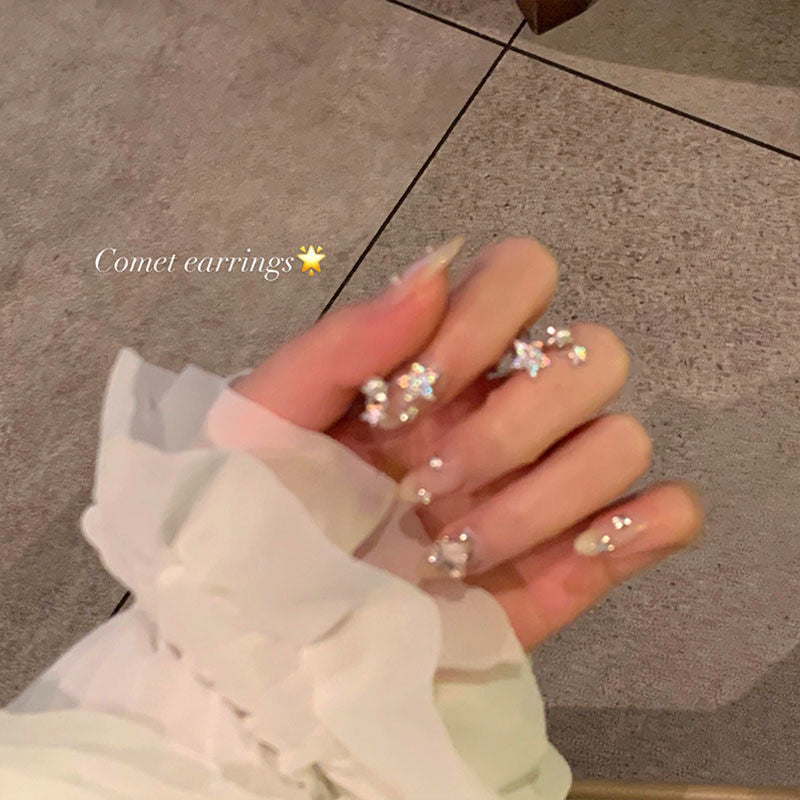 925 Silver Needle Pearl Zircon Earrings Women's High-end Sense Niche Temperament Cold Wind Mori Earrings Ear Jewelry Wholesale