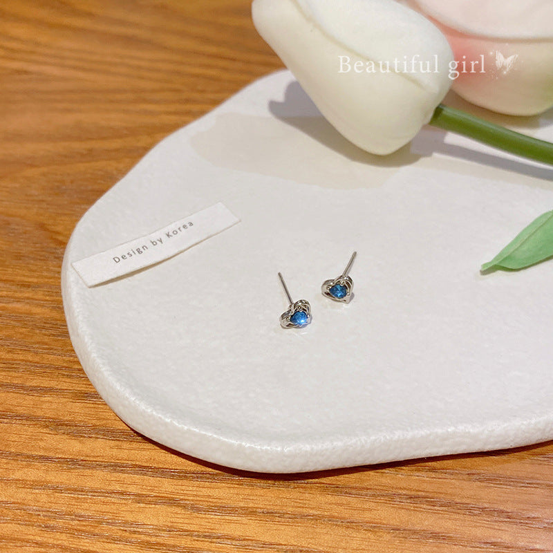 S925 Silver Needle Simple Ear Hole Earrings, Women's Small and Versatile Commuting Temperament Earrings, No Need To Pick Ear Accessories When Sleeping