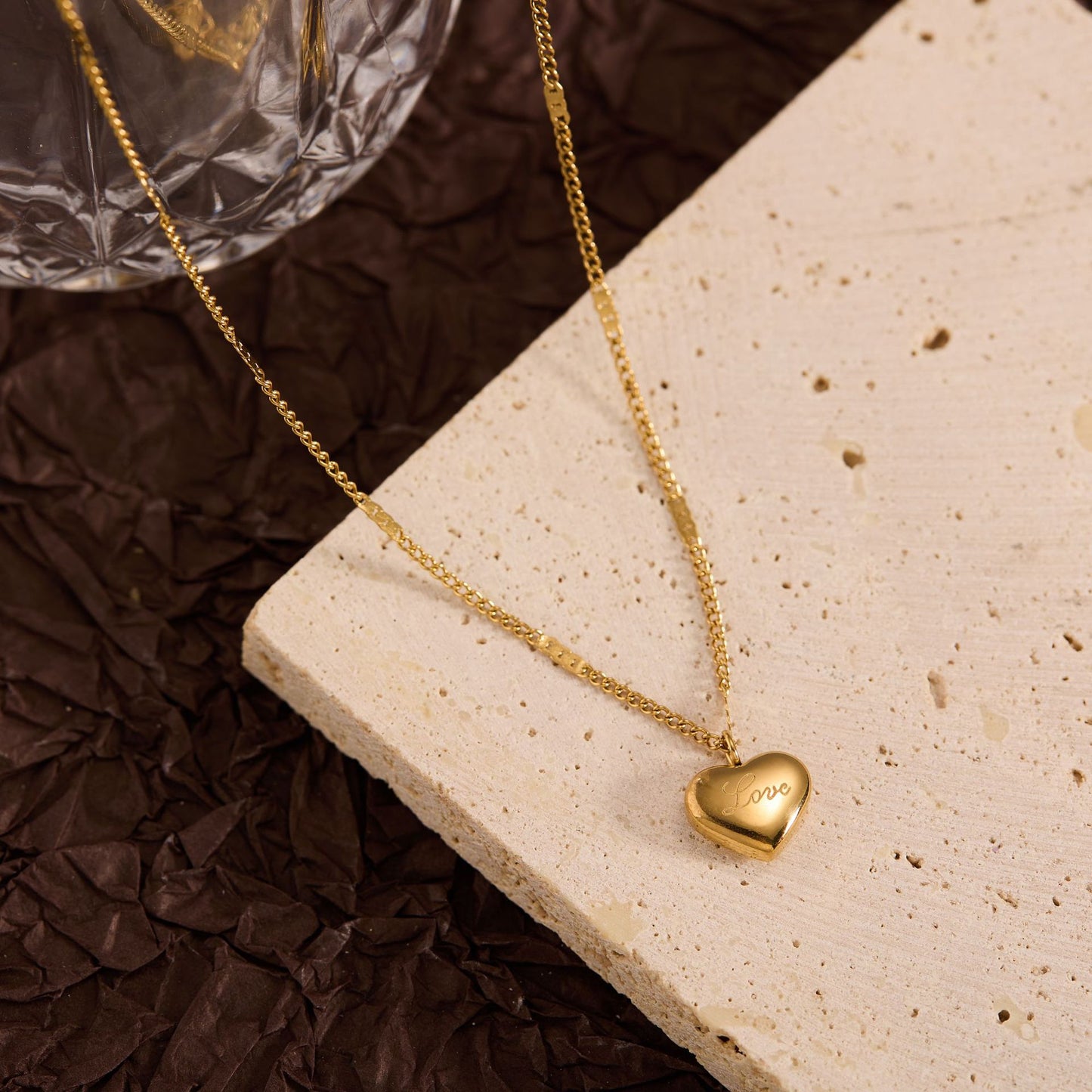 Summer New Titanium Steel Non-fading Versatile Necklace Light Luxury Simple Pendant Women's Necklace