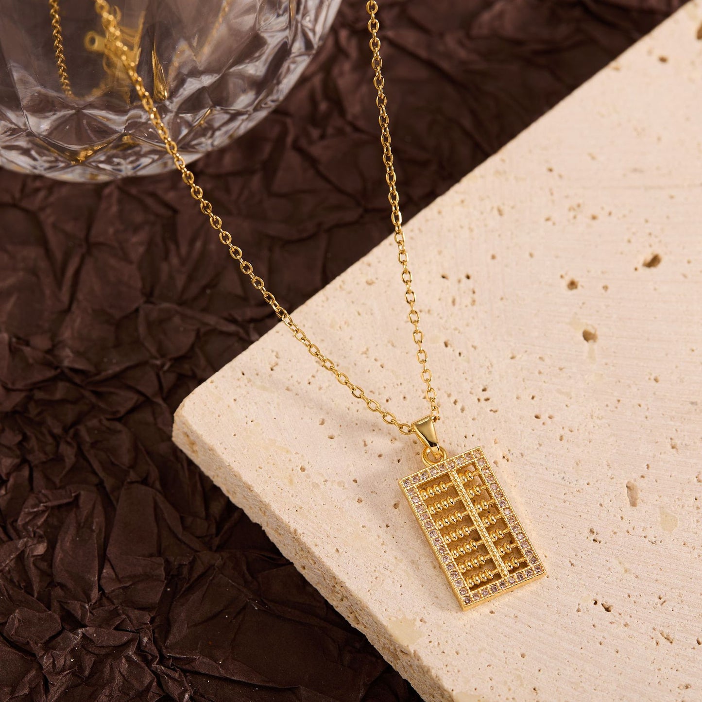 Summer New Titanium Steel Non-fading Versatile Necklace Light Luxury Simple Pendant Women's Necklace