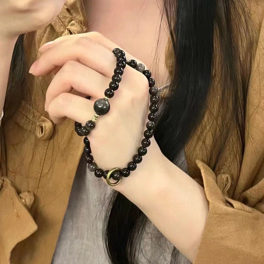 Gypsy Star~ Double-layer Stacked Pearl Bracelet for Women's Niche Light Luxury Temperament Exquisite and Versatile Jewelry