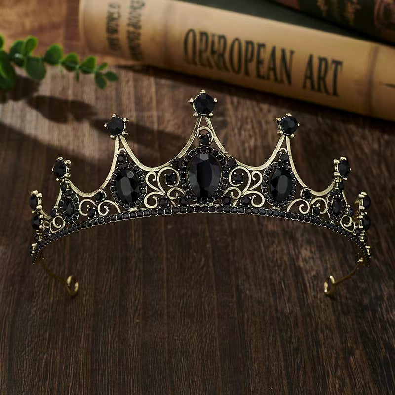 Crown Tiara Children's Princess Pink Diamond Birthday Crown Crystal Headband