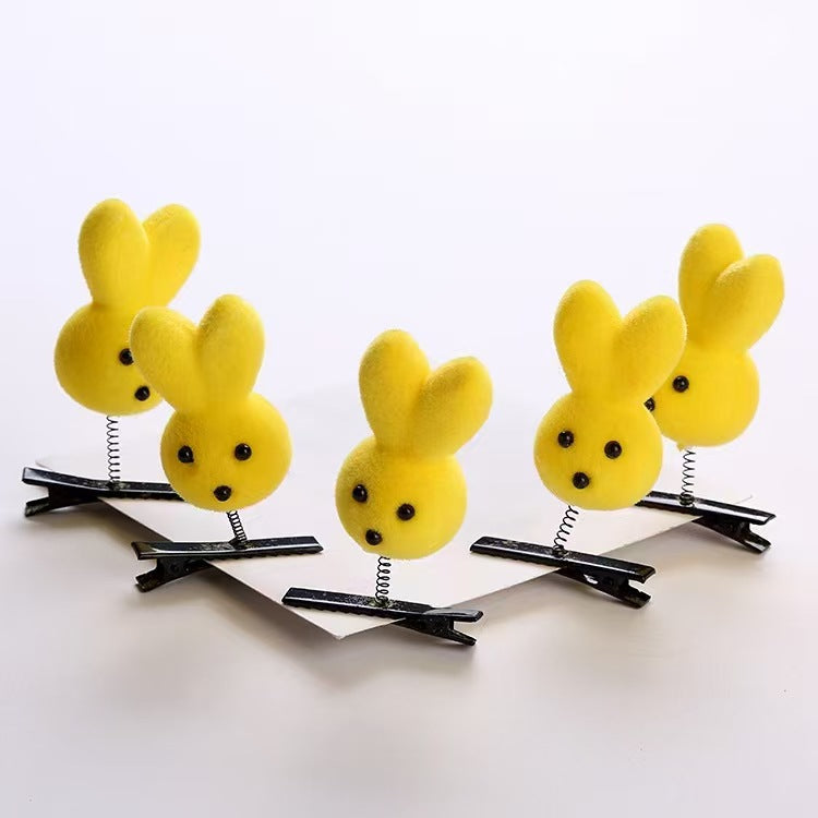 Children Act Cute Children's Chick Heart-shaped Headgear Hairpin Love Sell Cute Hair Accessories Gifts Children's Card Accessories