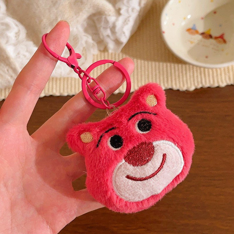 Plush Doll Doll Pendant Cartoon Creative Keychain Stall Activity Small Gift Backpack Pendant Accessories Wholesale