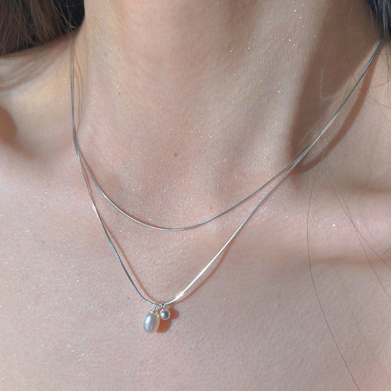 S925 Sterling Silver Premium Butterfly Necklace Gift Ins Female Niche Cold Wind Light Luxury Personalized Fashion Internet Celebrity Pendant