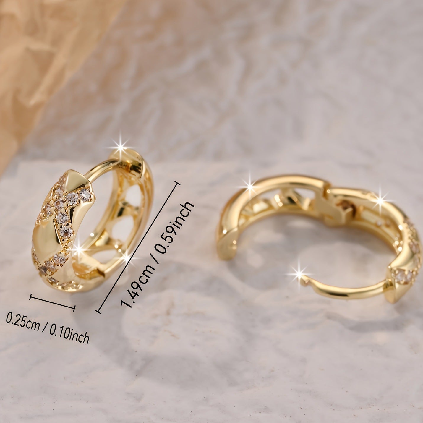 Hot Selling Exquisite Small Hollow Cross Earrings Vintage Style Earrings Exquisite Gift Party Earrings