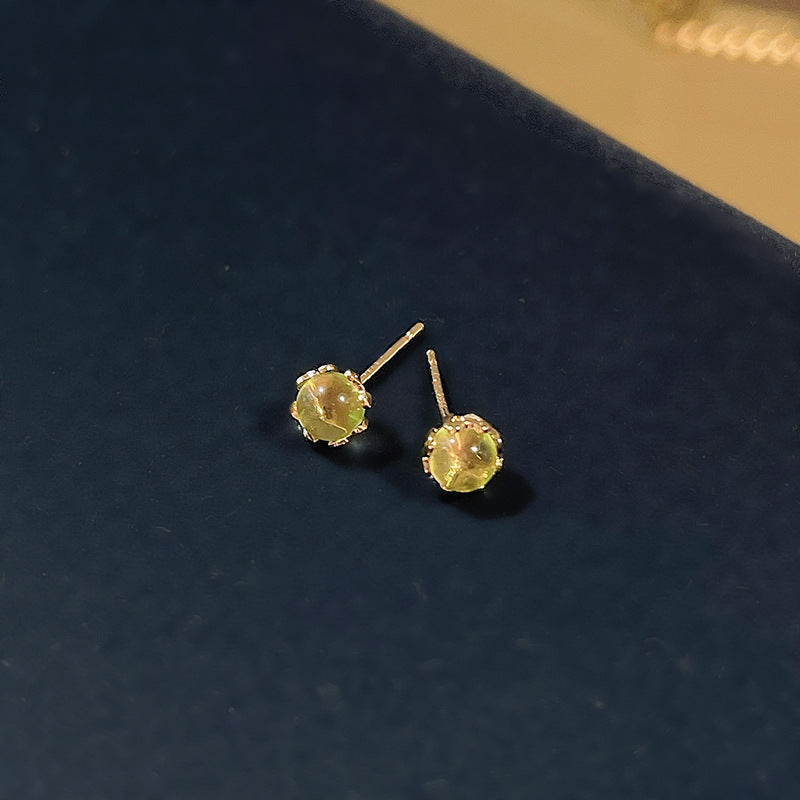 S925 Silver Needle Simple Ear Hole Earrings, Women's Small and Versatile Commuting Temperament Earrings, No Need To Pick Ear Accessories When Sleeping