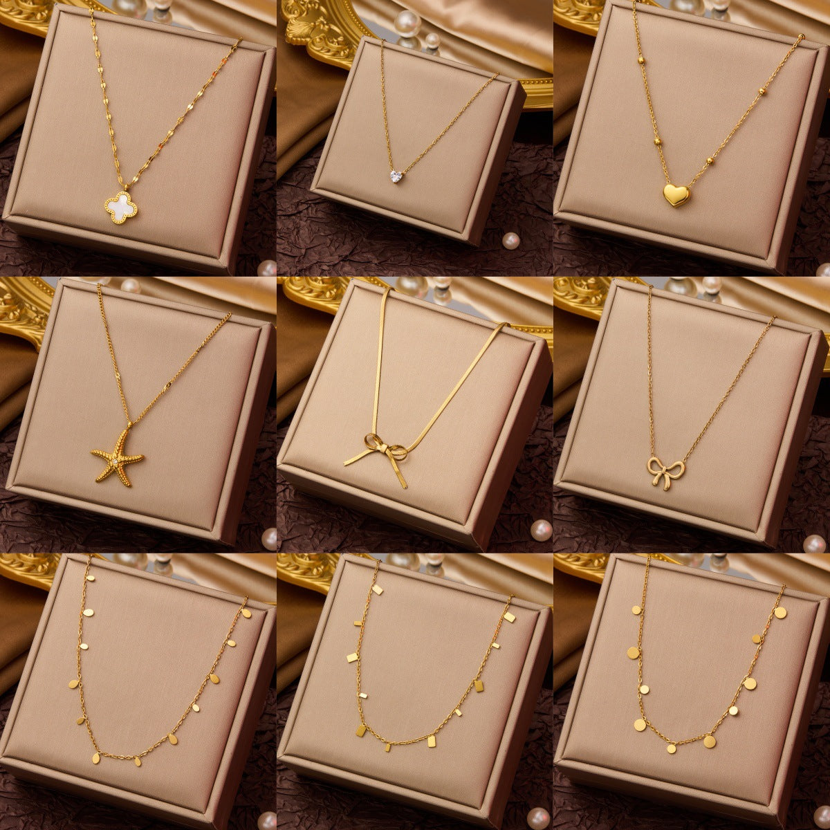 INS Style Titanium Steel Necklace Women's Premium Light Luxury Versatile Clavicle Chain