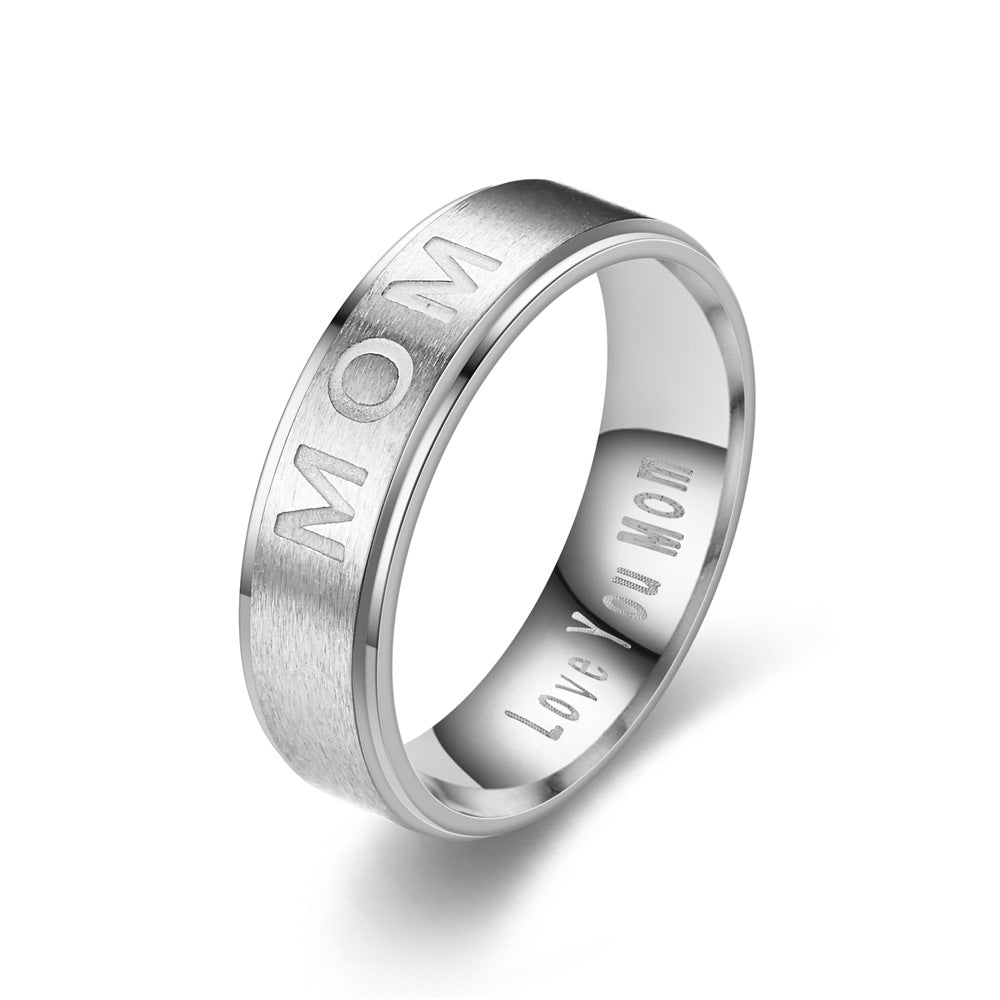 Accessories Family Mother's Day LOVE YOU MOM Ring
