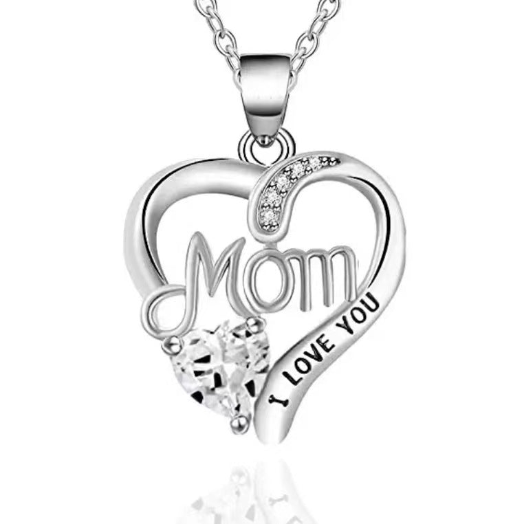 I Love You Necklace MOM Letter European and American Fashion Love Necklace Mother's Day Gift