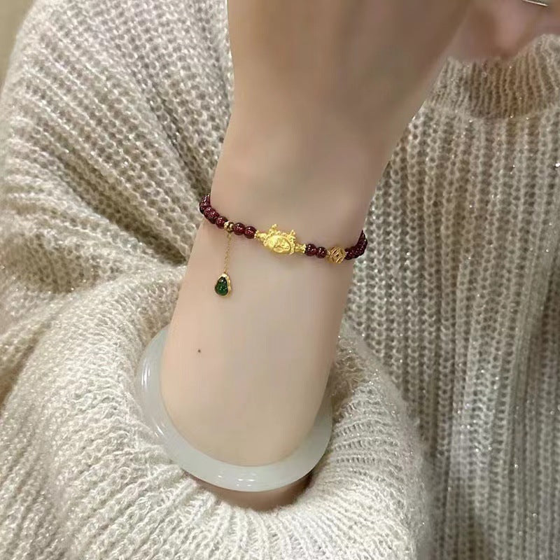 Gypsy Star~ Double-layer Stacked Pearl Bracelet for Women's Niche Light Luxury Temperament Exquisite and Versatile Jewelry