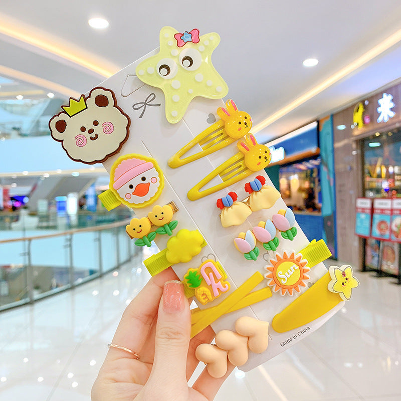 Children's Korean Version Baby Hairpin Cute Cartoon Hairpin