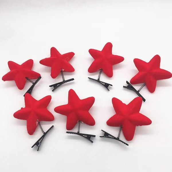Children Act Cute Children's Chick Heart-shaped Headgear Hairpin Love Sell Cute Hair Accessories Gifts Children's Card Accessories