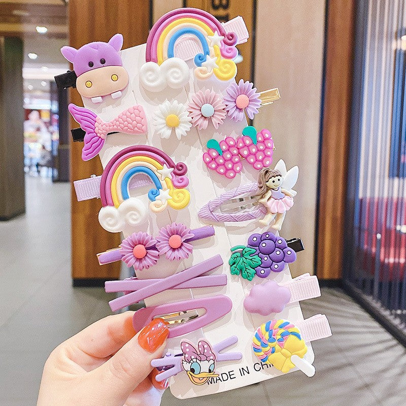 Children's Korean Version Baby Hairpin Cute Cartoon Hairpin