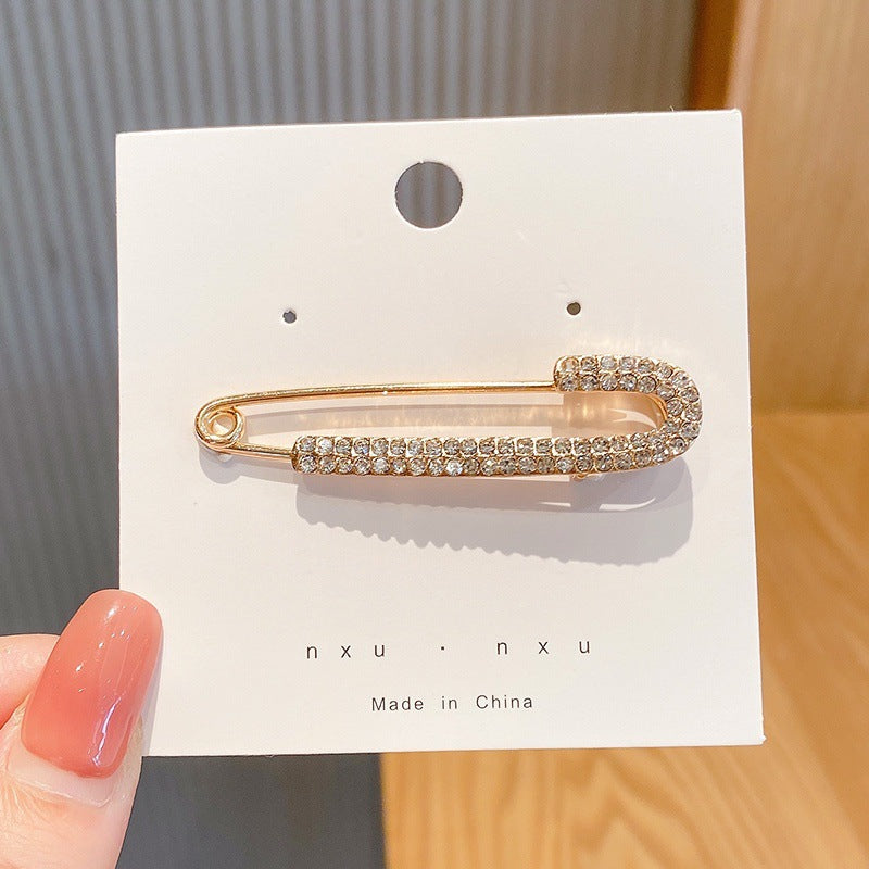 Jeans Waistband Reduced Waist Buckle Brooch Women's Skirt Tightened Waist Artifact Pin Fixed Anti-light Buckle Button