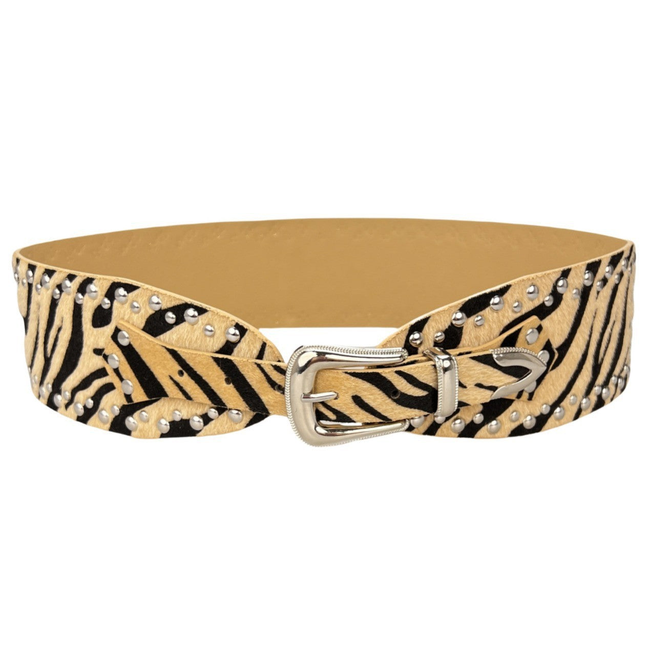 New Rivet Punk Wide Belt Personalized Spice Girl Fashion Versatile Retro Belt