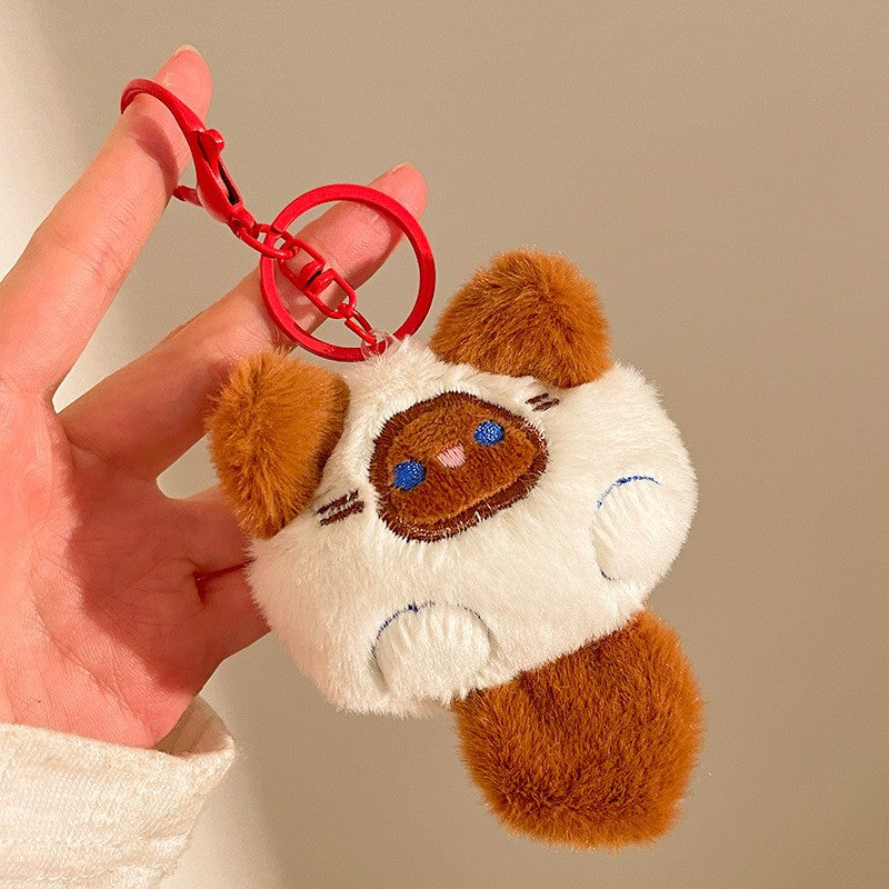 Plush Doll Doll Pendant Cartoon Creative Keychain Stall Activity Small Gift Backpack Pendant Accessories Wholesale