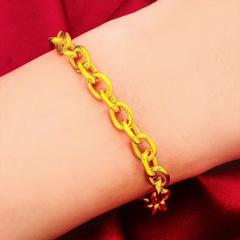Vietnamese Sand Gold Girls Fashion Gold-plated Bracelet Women's Olive Bracelet