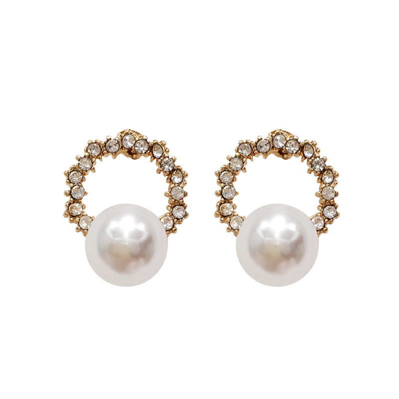 S925 Silver Needle Earrings Women's New Trendy Versatile Temperament Earrings Internet Celebrities Korean Ins Simple Personality Earrings Earrings