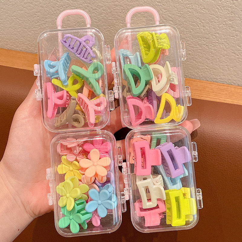 Children's Summer Candy Color Bangs Hairpin Does Not Hurt Hair Baby Headgear Girls Clip New Grab Clip Girls Side Clip
