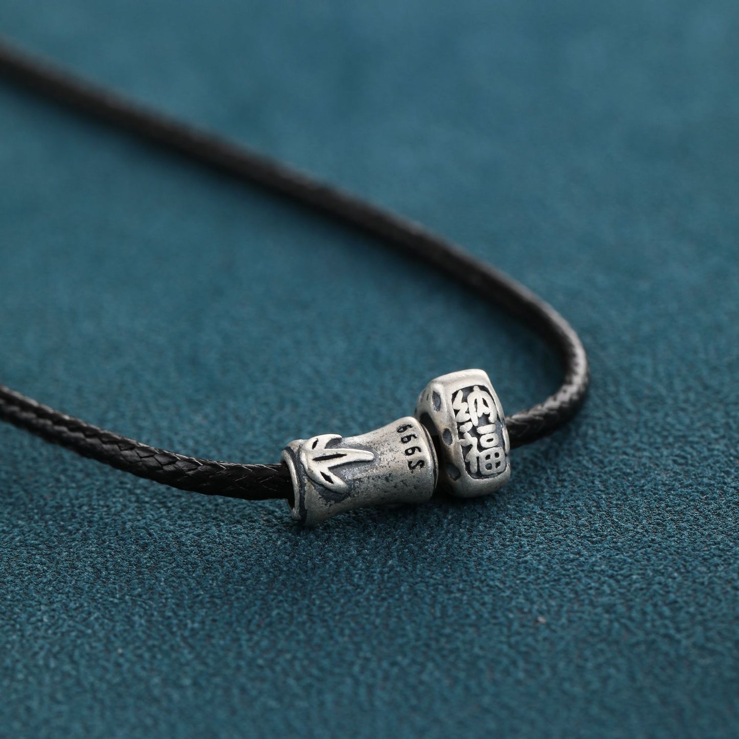 Foot Silver 999 Butterfly Bead Spacer Triangular Broken Silver Spacer Bamboo Bucket Bead Node High Rise Round Tube DIY Jewelry Accessories