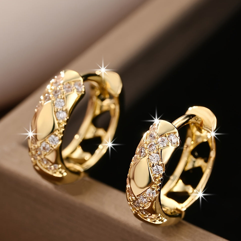 Hot Selling Exquisite Small Hollow Cross Earrings Vintage Style Earrings Exquisite Gift Party Earrings