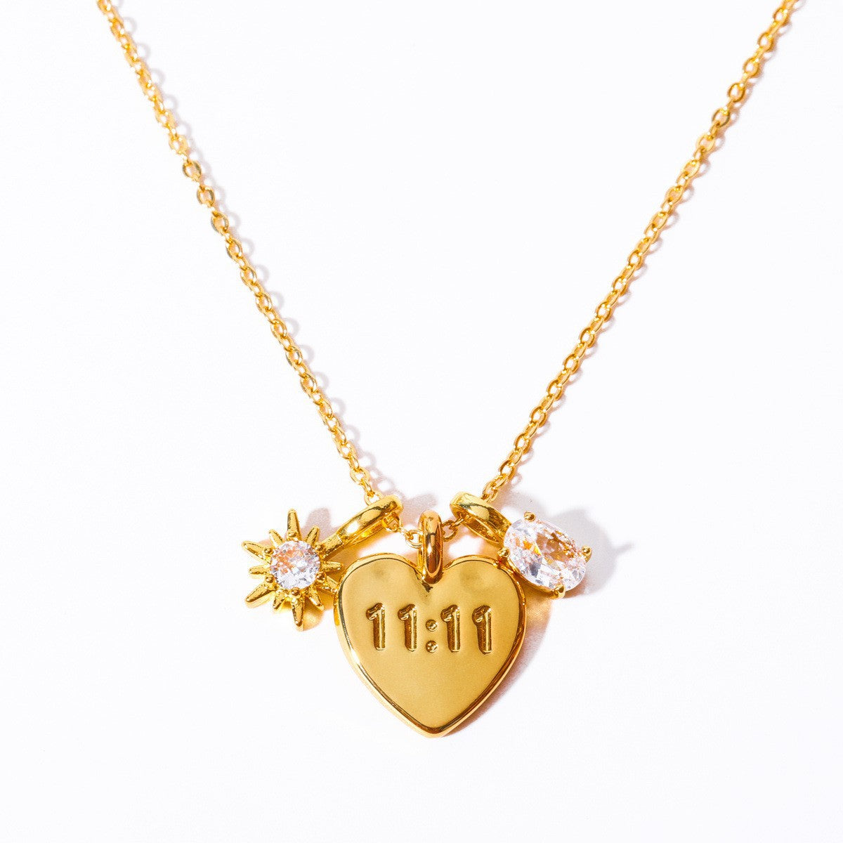 Mother's Day Necklace Ins Wind Letter Mom Zircon Mama Necklace Love Pendant Color Retention