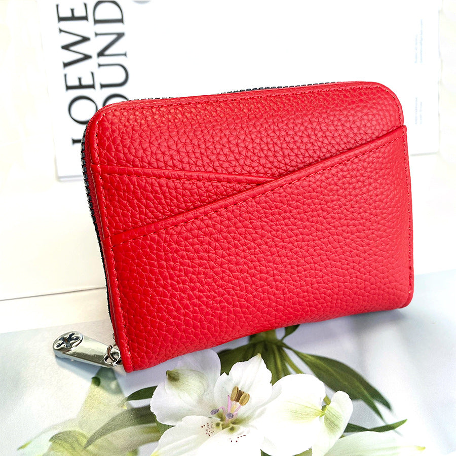 Japanese Small Wallet INS Japanese Organ Card Bag, Multi-card Women's Change Bag, Simple and Large Capacity