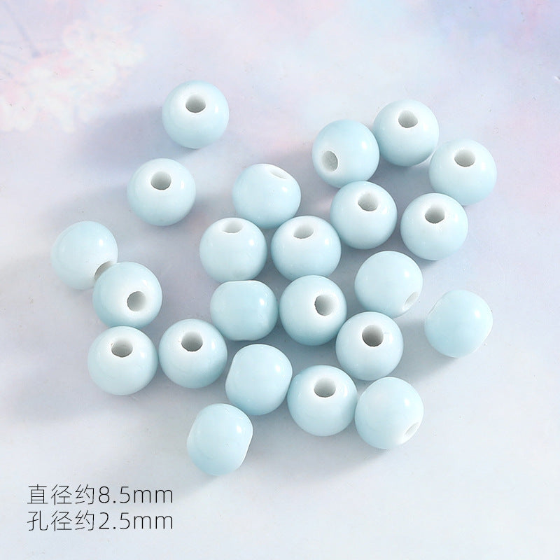 Ocean Wind Ceramic Beads Rabbit Conch Cat Claws Beaded Accessories Handmade Material DIY Loose Beads Bracelet Accessories
