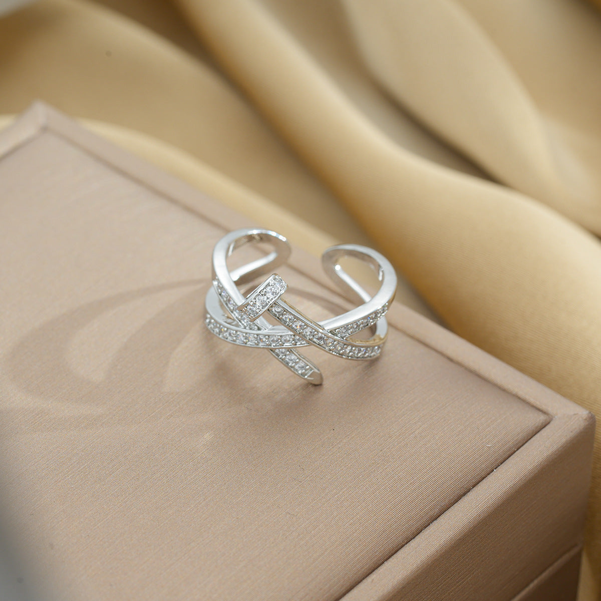 European and American Fashion Retro Niche Light Luxury High Sense Personalized Opening Ring Fashion Jewelry Factory Direct Sales