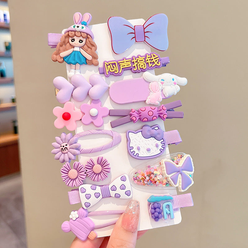 Children's Korean Version Baby Hairpin Cute Cartoon Hairpin