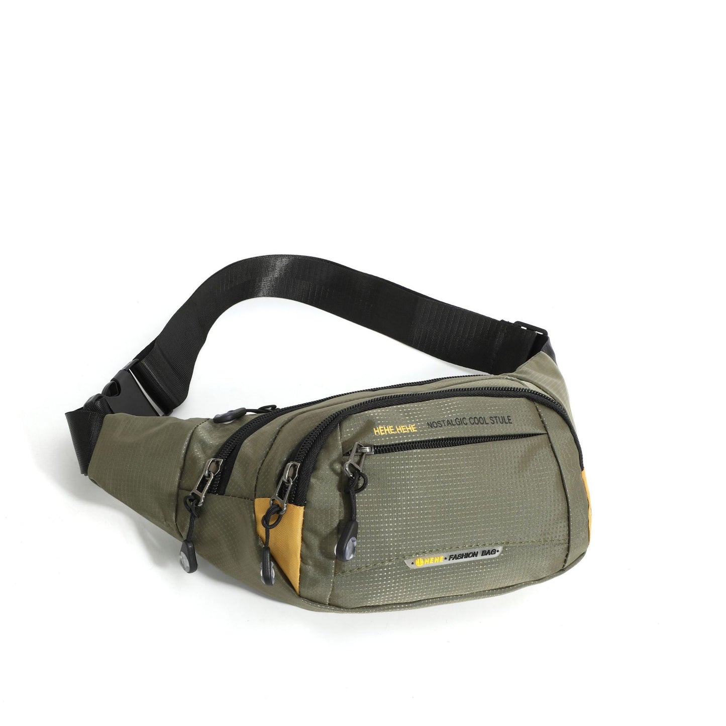 Outdoor Sports Men's Work Wear-resistant Fanny Pack Simple Waterproof Portable Multifunctional Messenger Breast Bag