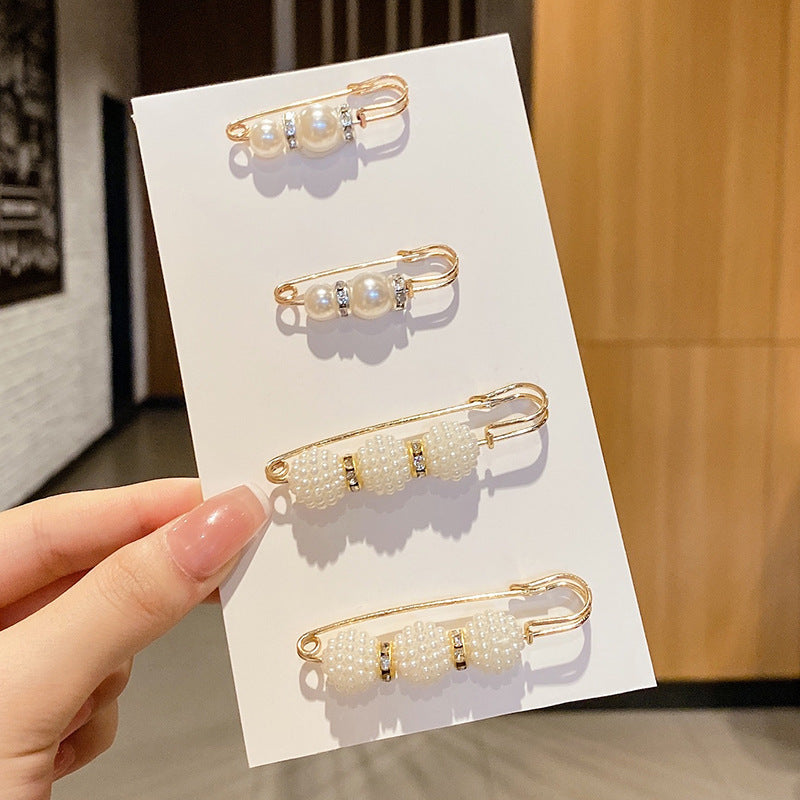 Jeans Waistband Reduced Waist Buckle Brooch Women's Skirt Tightened Waist Artifact Pin Fixed Anti-light Buckle Button