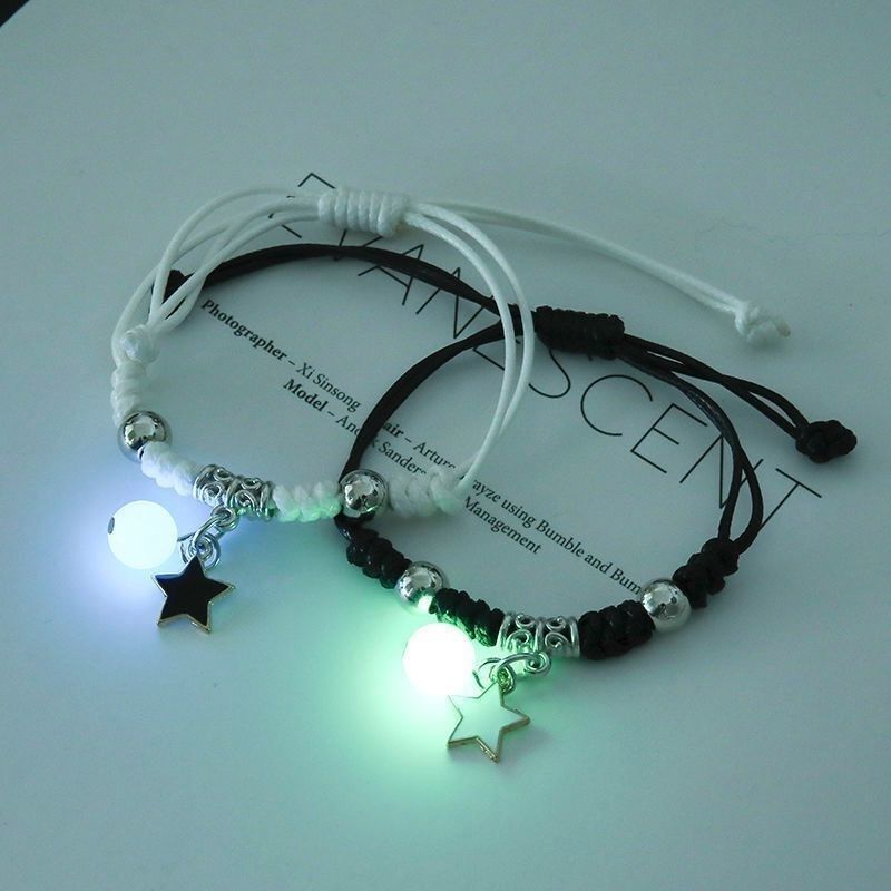 Popular Luminous Bracelet Female Student Two Girlfriends Friendship Korean Version Fashion Luminous Bracelet Male and Female Couples