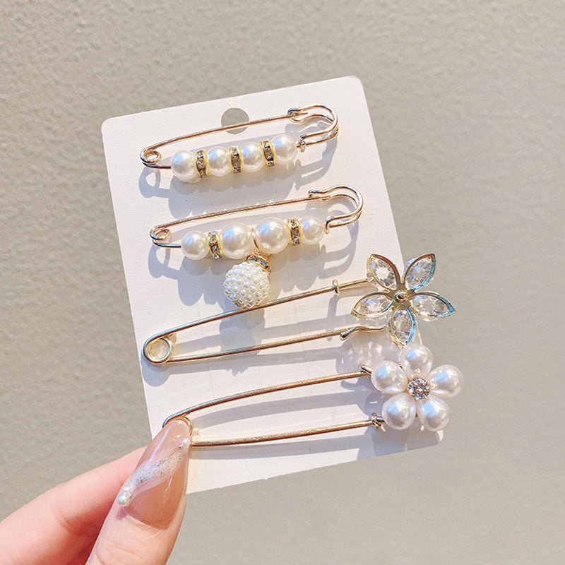 Jeans Waistband Reduced Waist Buckle Brooch Women's Skirt Tightened Waist Artifact Pin Fixed Anti-light Buckle Button