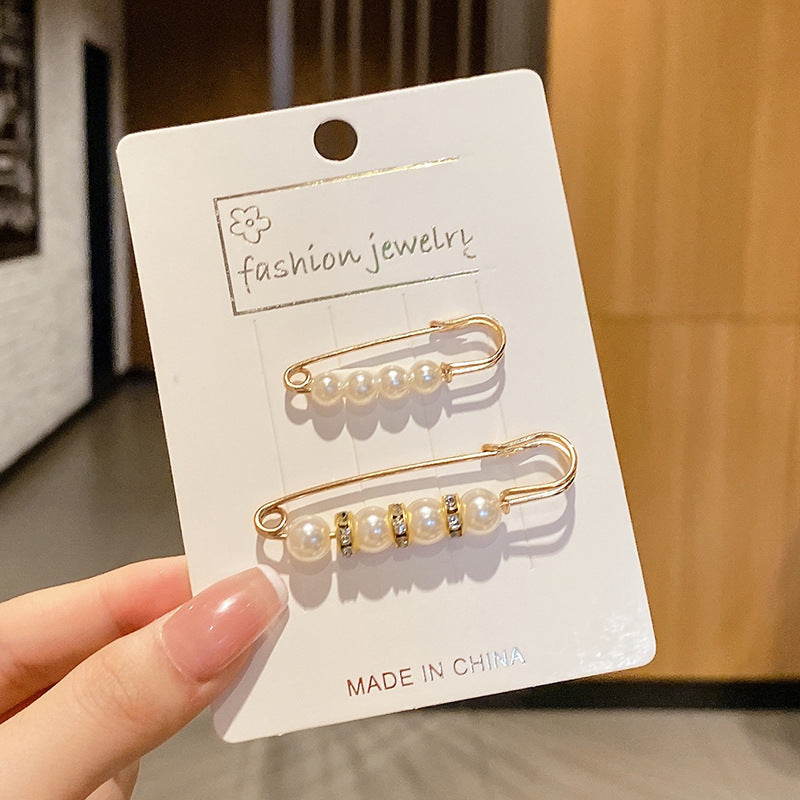 Jeans Waistband Reduced Waist Buckle Brooch Women's Skirt Tightened Waist Artifact Pin Fixed Anti-light Buckle Button