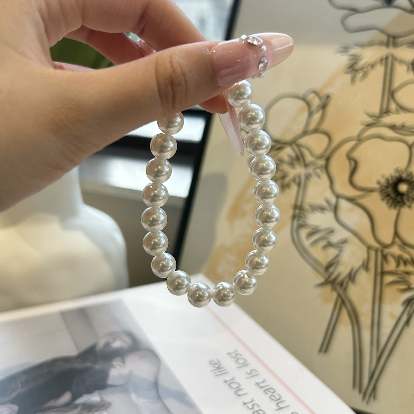Pearl Bracelet Shows Temperament Versatile High-end Bracelet Girls Personality Niche Beaded Wholesale