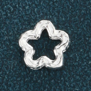 Foot Silver 999 Butterfly Bead Spacer Triangular Broken Silver Spacer Bamboo Bucket Bead Node High Rise Round Tube DIY Jewelry Accessories