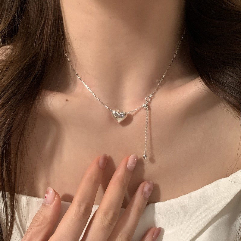 S925 Sterling Silver Premium Butterfly Necklace Gift Ins Female Niche Cold Wind Light Luxury Personalized Fashion Internet Celebrity Pendant