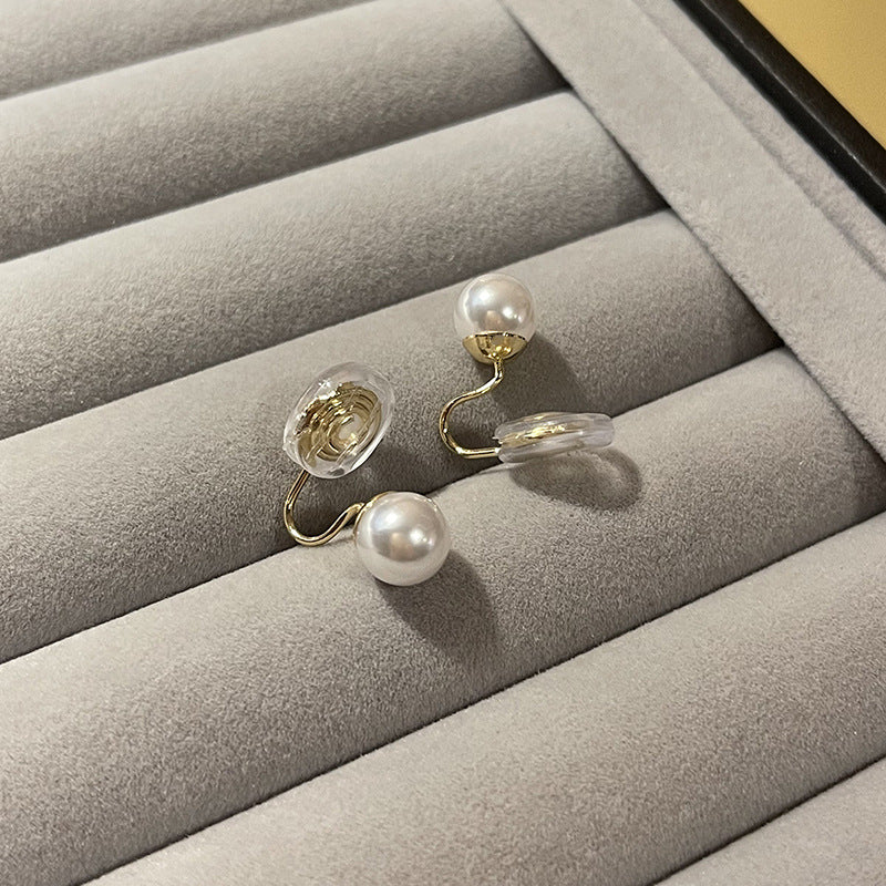 S925 Silver Needle Simple Ear Hole Earrings, Women's Small and Versatile Commuting Temperament Earrings, No Need To Pick Ear Accessories When Sleeping