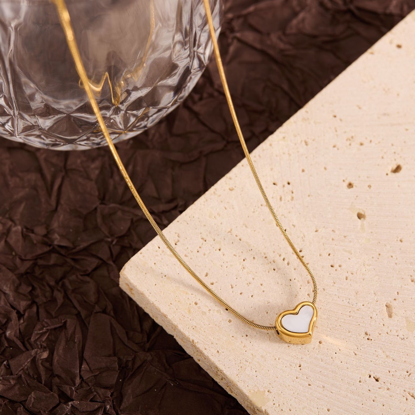 Summer New Titanium Steel Non-fading Versatile Necklace Light Luxury Simple Pendant Women's Necklace