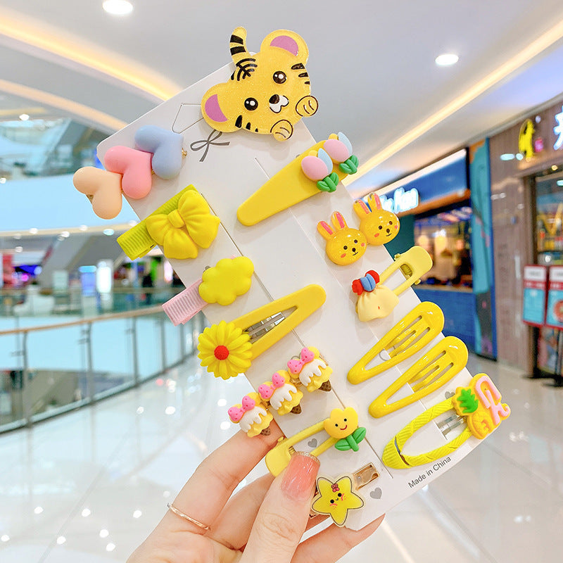 Children's Korean Version Baby Hairpin Cute Cartoon Hairpin